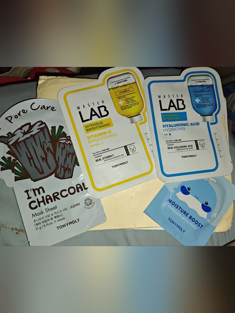Tonymoly master lab masks new lot of 4